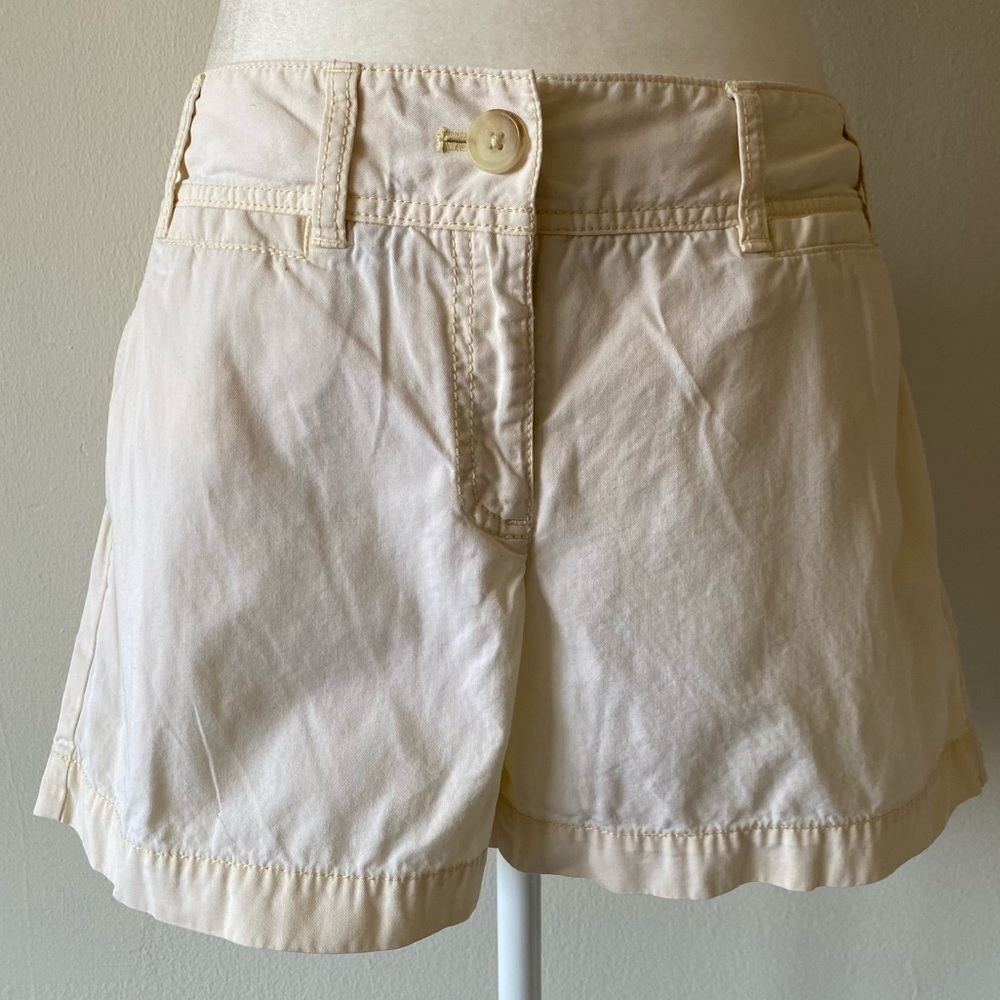 Ann Taylor LOFT Off White Shorts